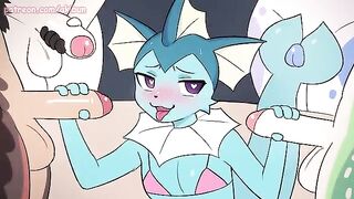 Vaporeon femboy uber-cute [by Akibun]