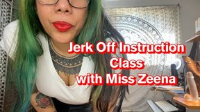 Jerk Off Instruction & Edging Class with Miss Zeena