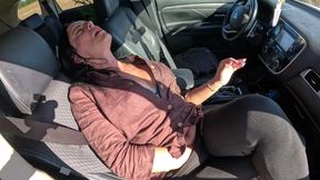 Intense Car Play - Tight Leggings Masturbation, Blowjob & Messy Facial 305