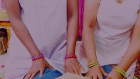 Desi Threesom Big Boobs Big Ass Sisters Fucking Auto Driver. Telugu Dirty Talks.