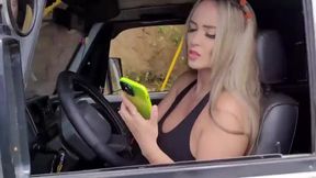 Kourtney Love - I Fuck Outdoors With A Strange Farmer And Let Him Cum On My Pussy