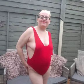 Wife Showing off in Leotard