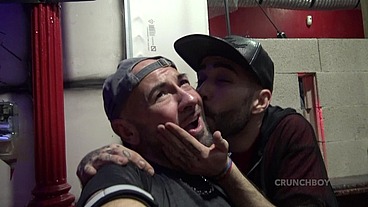 HOT SPASNIH BOY USED RAW IN BACKROOM CLUB BAREBACK