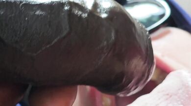 Huge white cock buried in my thick BBW two loads one down my throat