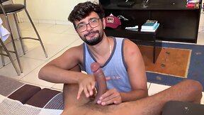 Interracial hardcore fun with brazilian studs: marcos goiano & brunno munhoz get wild with facial, creampie, and bareback action