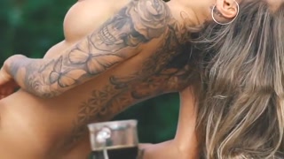 Luxury naughty Isizzu compilation masturbation on public in nature, beach..