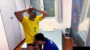 o brasil ganhou o jogo e quem levou bolada foi o torcedor