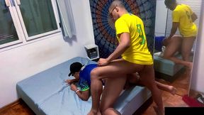 o brasil ganhou o jogo e quem levou bolada foi o torcedor