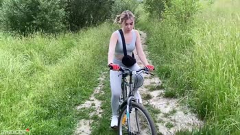 Syndicete's Russian Blonde Delights in Public Pussy Fucks