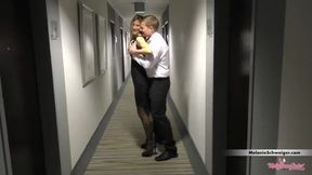 Unexpected Encounter at the Hotel - Spontaneous Fun with Melanie Schweiger!