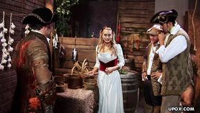 Blonde milf Trina Michaels enjoys a wild group session with a massive member