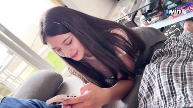 1WINPORN "Give me your cock NOW!!" Step Sister Suck Dick and Take Cum in Mouth t Make Her Ex Jealous