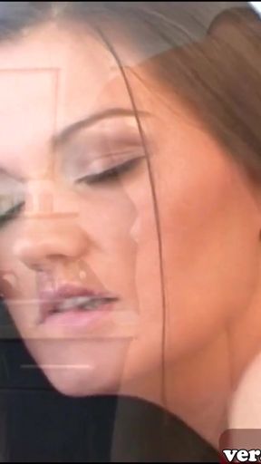 Captivating moment from "German chubby brunette milf fuck in kitchen with natural tits"