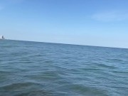 Exhibitionist Wife Flashes at Public Beach