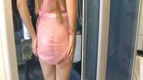 my pipi pvc diaper suit - mp4 1080p