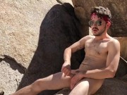 Joshua Tree Jerkoff - No Lube? Sunscreen!
