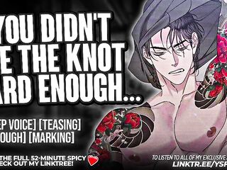 TYING UP YOUR SLAVER BOYFRIEND GOES WRONG - AUDIO ROLEPLAY
