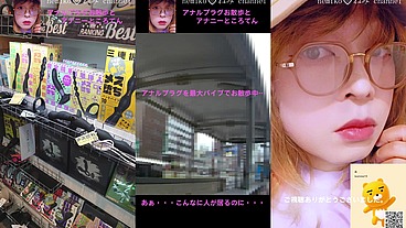 アナルプラグを最大バイブ起動しながらお散歩して最後はアナニーところてん