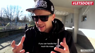 LETSDOEIT - Busty Czech PAWG Bounces Her Huge Tits On The SEX Bus