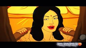 Suraj and his friend together fucked Bhabhi's pussy Part-1