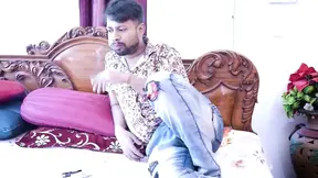 Desi Bhabhi gets a surprise kiss from her nephew