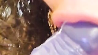 Lil-Ryda blowing on her vibrator.. wish it was you