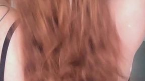 Hairplay-Long Curly Red Hair with Conditioner