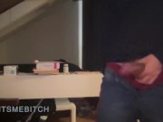 Forgot to turn off the camera and started masturbating