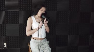 Slow Striping During Ear Licking ASMR