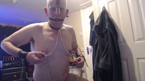 Self Bondage Nipple Pain