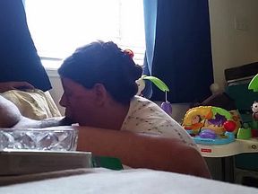 sexy wife smoking and sucking me