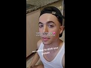 Twink Drinking CUM