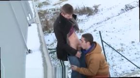 Outdoor nude teen boy video gay Two Sexy Hunks Fuck Outdoors For Money!