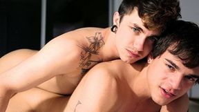 Jake Bass and Levi Karter fucking on the road