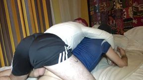 Pig slave in jockstrap creampied by Jess