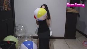 Owllete blows up and rips off small beach ball copy