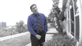 Old pig hits on the hot black friend of his stepdaughter