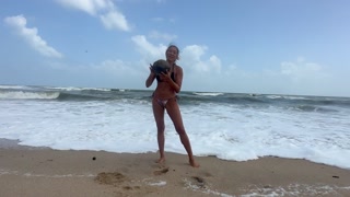 slutty wife in microbikini beach reverse cowgirl creampie OnlyFans @ Appleliu-76