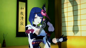SensualDeepwater - Kujou Sara's Unstoppable Lust in Genshin Impact 3D Hentia