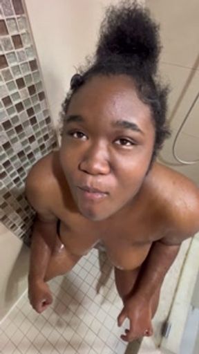 Amateur Ebony BBW Golden Shower (Domination)