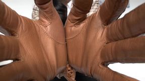 Prelude to a Session: Sniffing Leather Gloves Before the Whip Cracks! Lady Victoria Valente