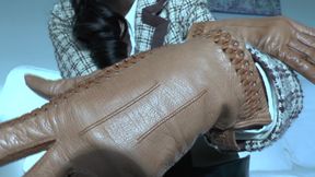 Prelude to a Session: Sniffing Leather Gloves Before the Whip Cracks! Lady Victoria Valente