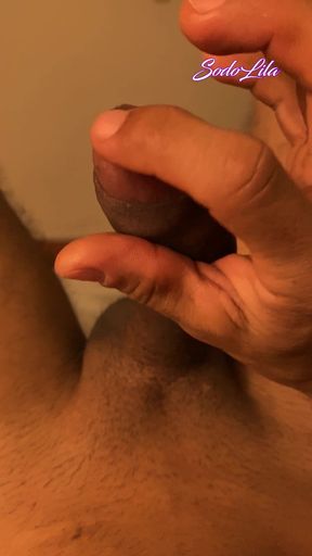 My Wet Cock, a Close-up Cumshot