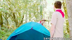 ”Colton McKeon helps Grey Gold fix his tent & his aching dick”