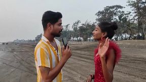 Dive into raw Indian passion with a blogger's outdoor intimate thrill