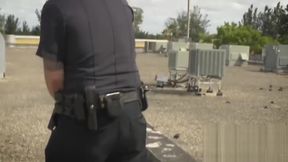 Hot as fuck police cupcakes got filled by fresh cream