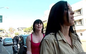 Lesbian otk spanked and anal fucked