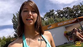 Hunt4k. cuck for currency allows rich stranger to assfuck his girlfriend in park