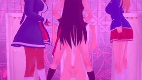 Femdom Bully Hunters Scene [Akane]