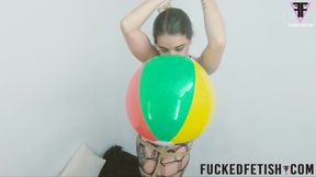Pop Small Balloon High-Heels Bondage